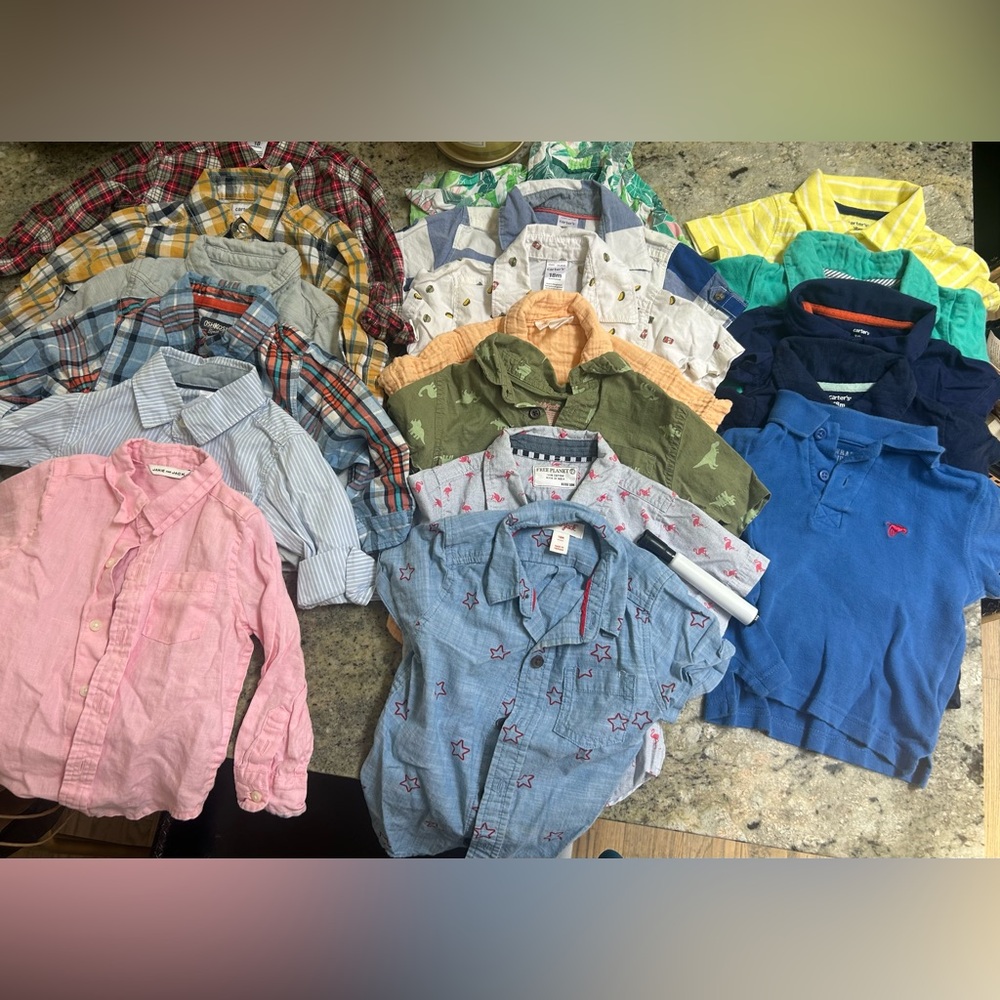 Boys 18M Collared Shirt Bundle